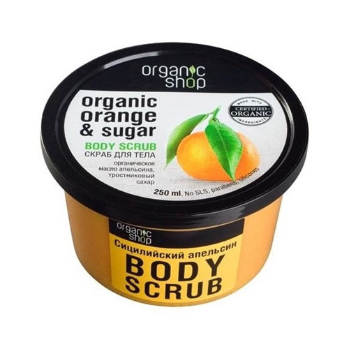 Kem tẩy da chết Body Scrub chiết xuất từ Cam Organic Shop
