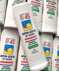 Kem chống nắng Floresan SPF 45 của Nga tuýp trắng bảo vệ da